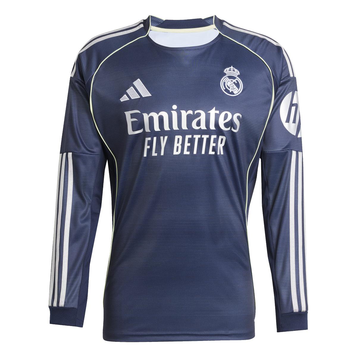 Real Madrid Long Sleeve Away Shirt 2025/26 | Foot-Store