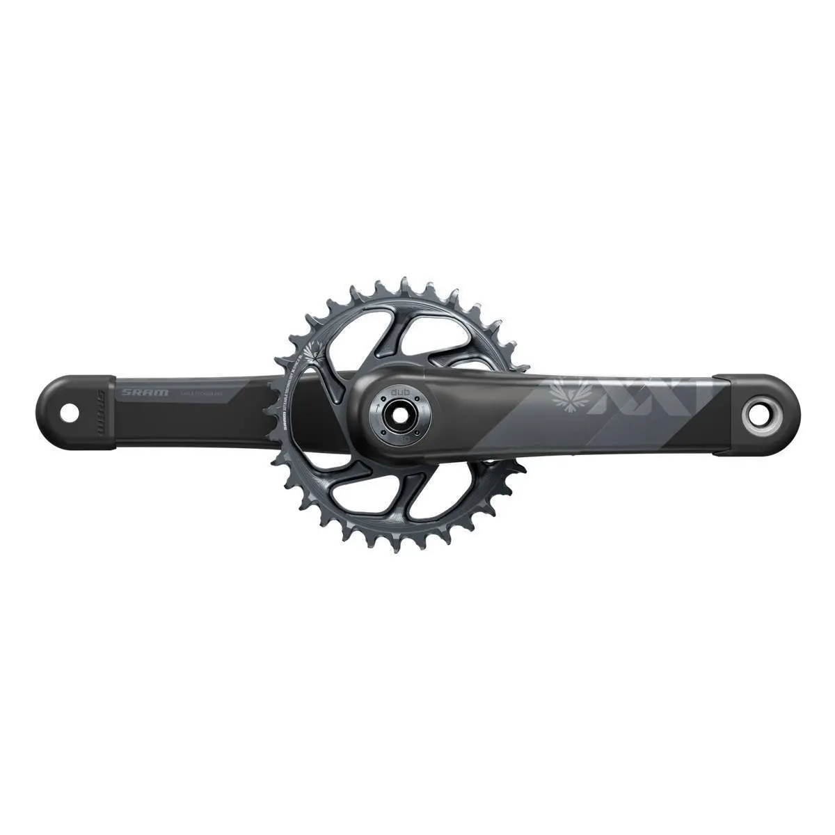 Velo Store - UK SRAM Mountain bike crankset Sram Pédalier Xx1 Eagle Dub Dirm Nr 12V 34D Xsync2 Grey S/Bb | Extra 10% off with Subscription, Postage £16.79 to UK Fedex.