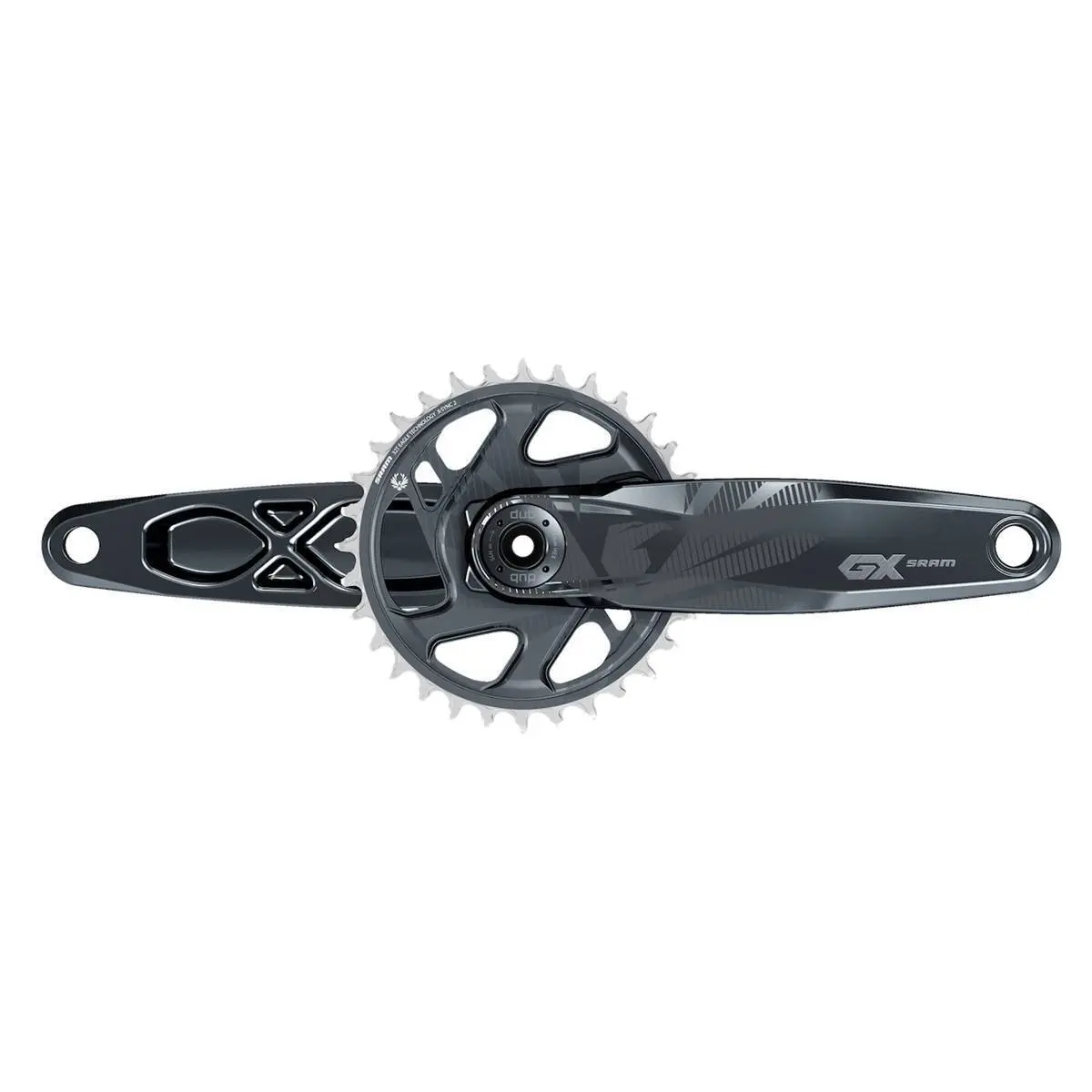 Velo Store - UK SRAM MTB crankset Sram Pdl Sram Gx Eagle Ftbk 5" Dub Dm 30D Xsync2 Lunar (Bb N.I.) | Extra 10% off with Subscription, Postage £16.79 to UK Fedex.