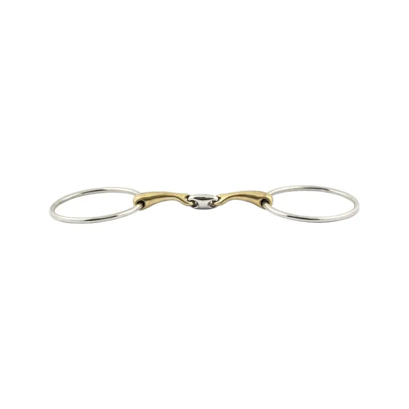 Mors double brisures pour cheval bloqué Jump'In