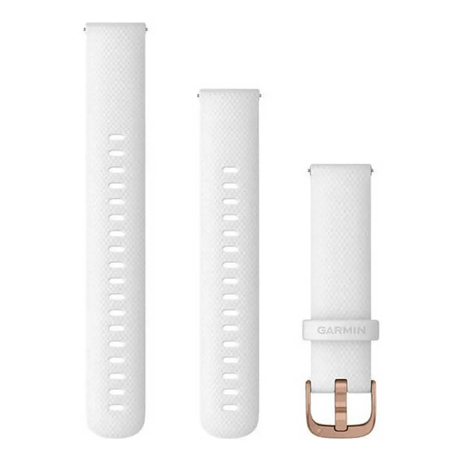 Garmin Unisex Blanc Silicone Watchband Quick Release (18 Mm)