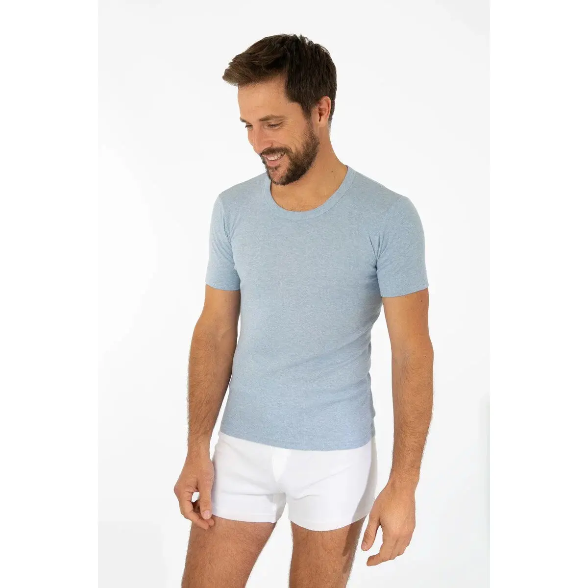 T-Shirt Manches Courtes Encolure Ras Du Cou Armor-Lux-image