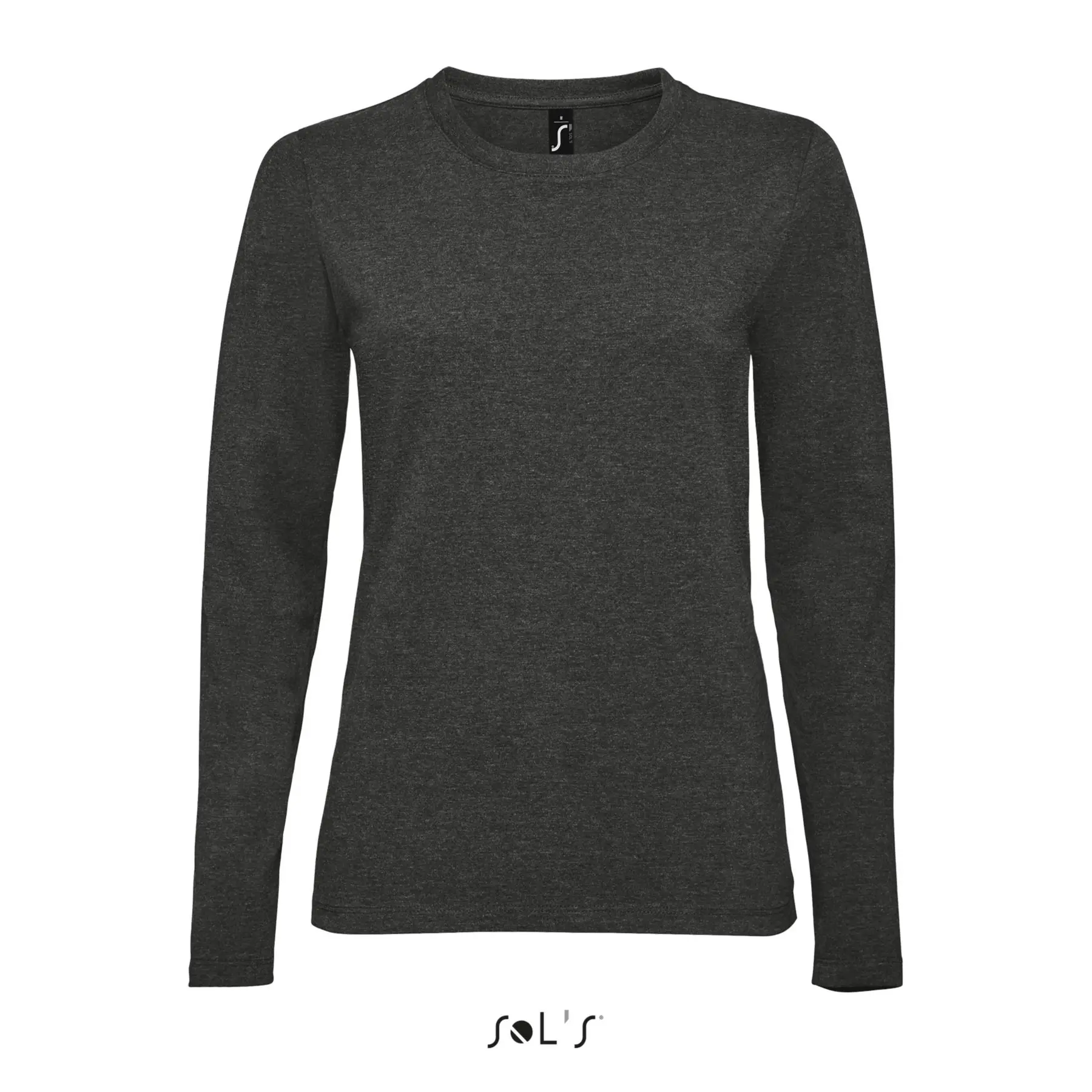 Sol's Women's Gris T-Shirt Imperial Lsl