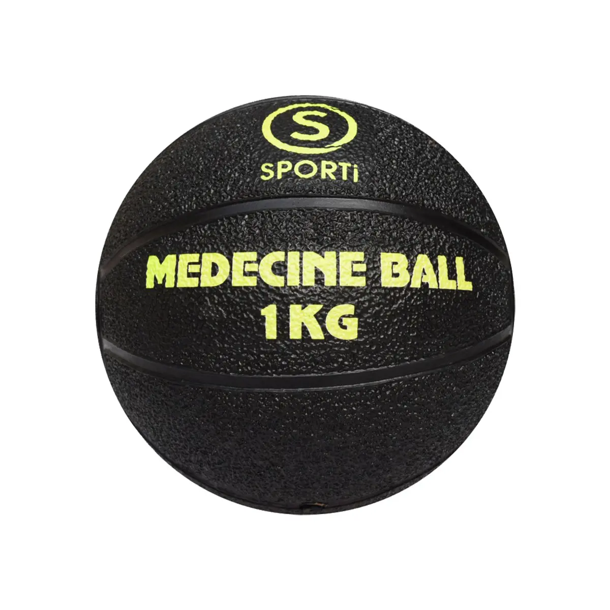 Sporti Medecine ball gonflable , Noir, Taille 1 Kg