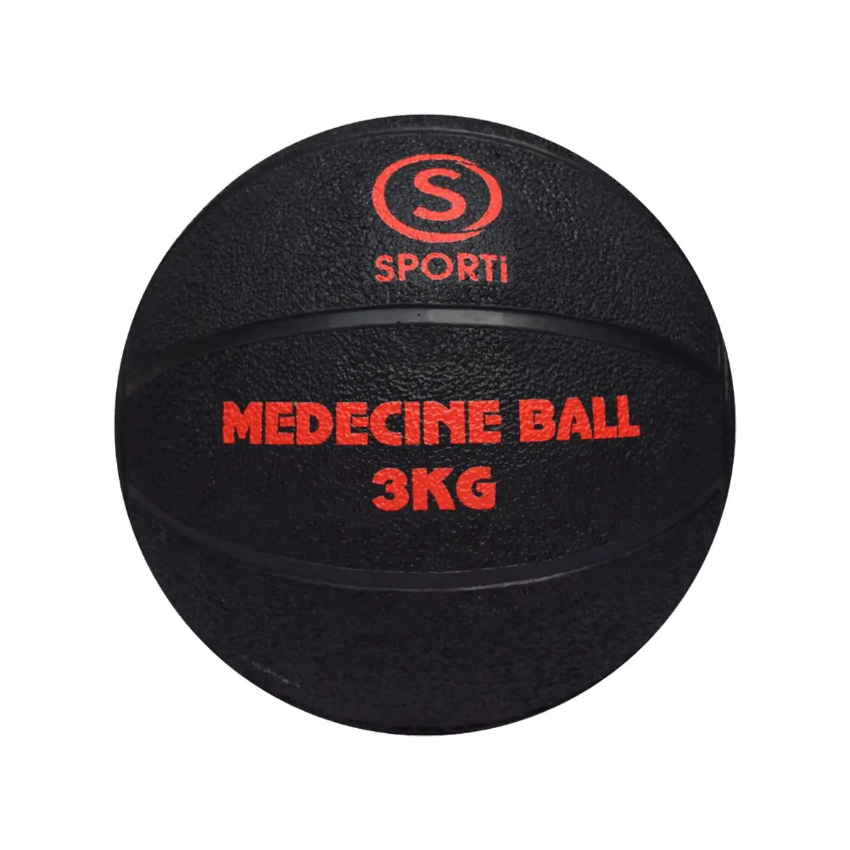 Sporti Medecine ball gonflable , Noir, Taille 3 kg