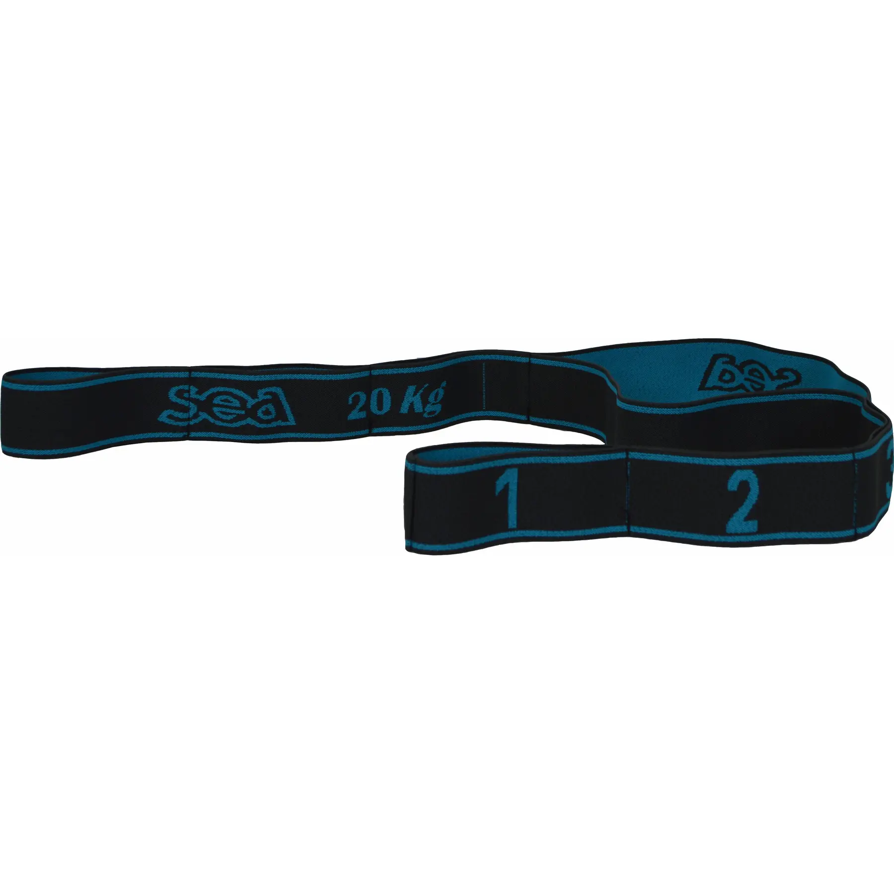 SEA Bande élastique fitness force 10, Turquoise, Taille TU