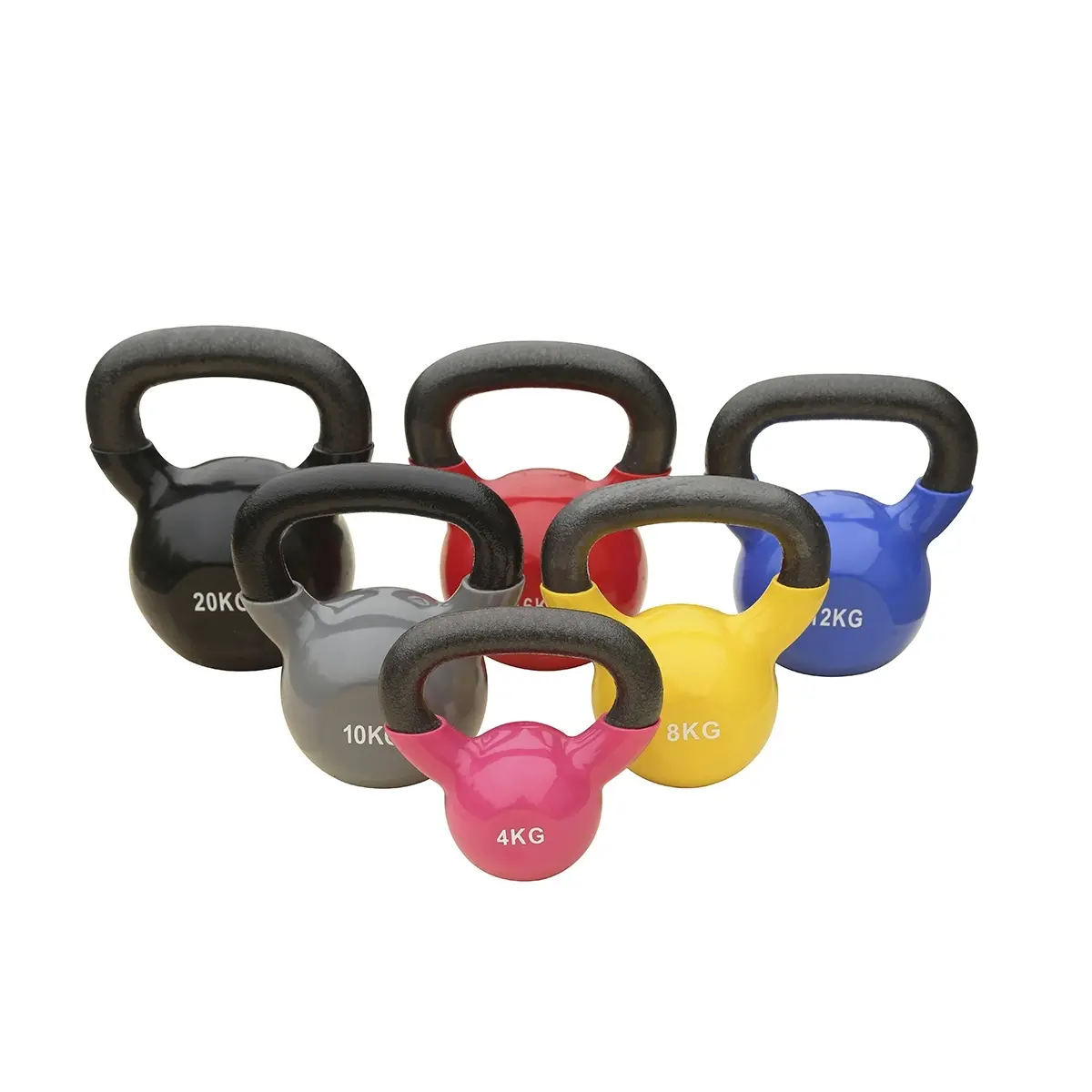 Kettlebell - Vert - unisex - Size: 10 Kg