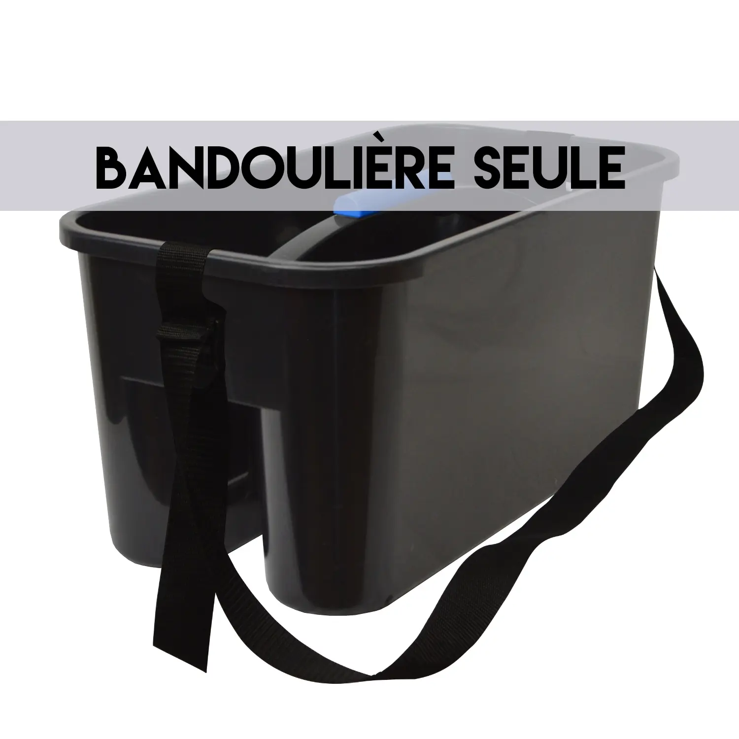 Sporti Bandoullière pour porte bouteille PRO , Noir, Taille TU