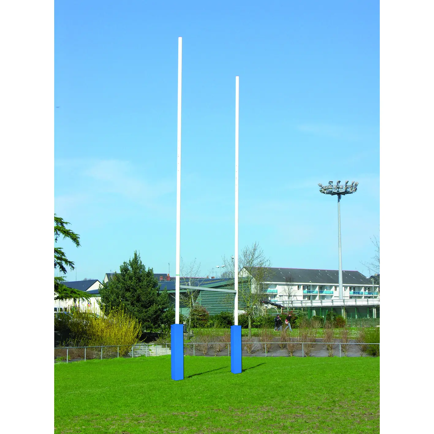 Aluminium Rugbypfosten 8m Sporti