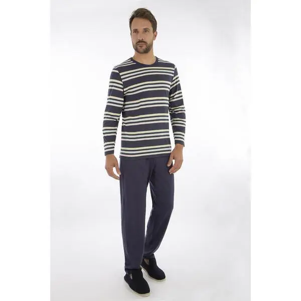 3422766835004 - Gerader Rundhalspyjama Armor-Lux