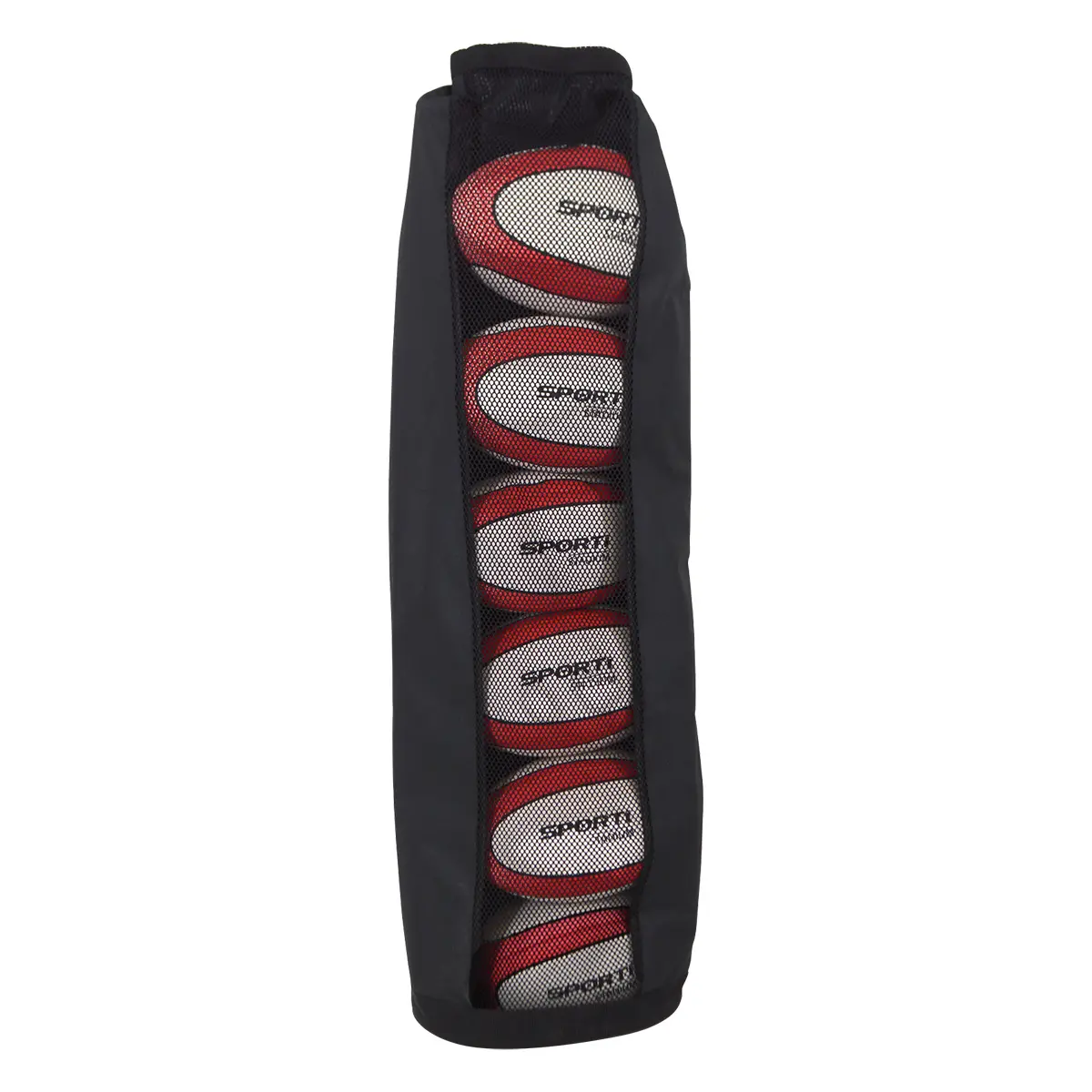 Tasche für 6 Rugbybälle Sporti