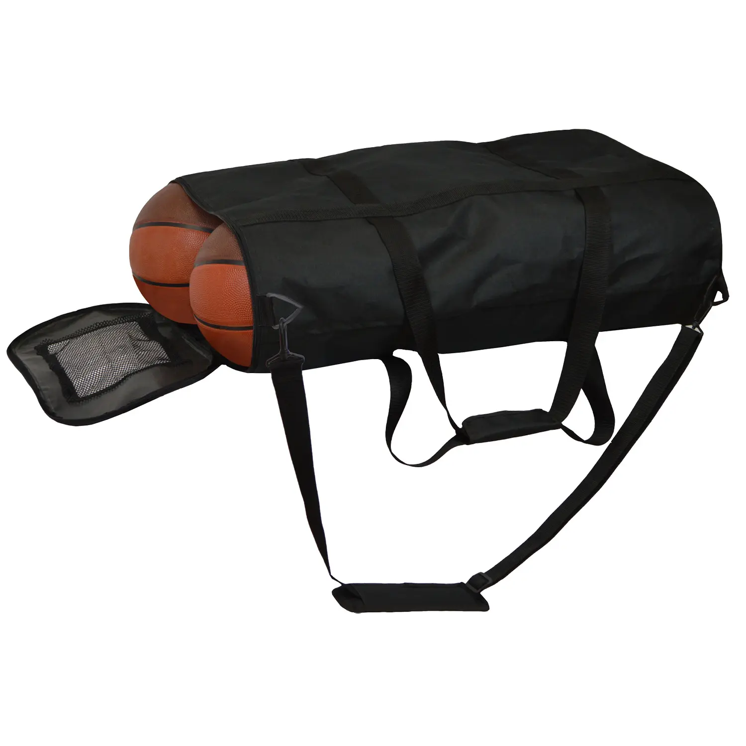 Sporti Sac à ballons Match , Noir, Taille TU