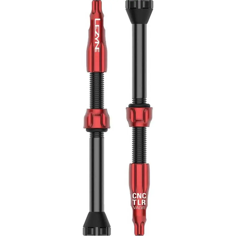LEZYNE Bandenplakkers CNC TLR TUBELESS VALVE 44MM RED