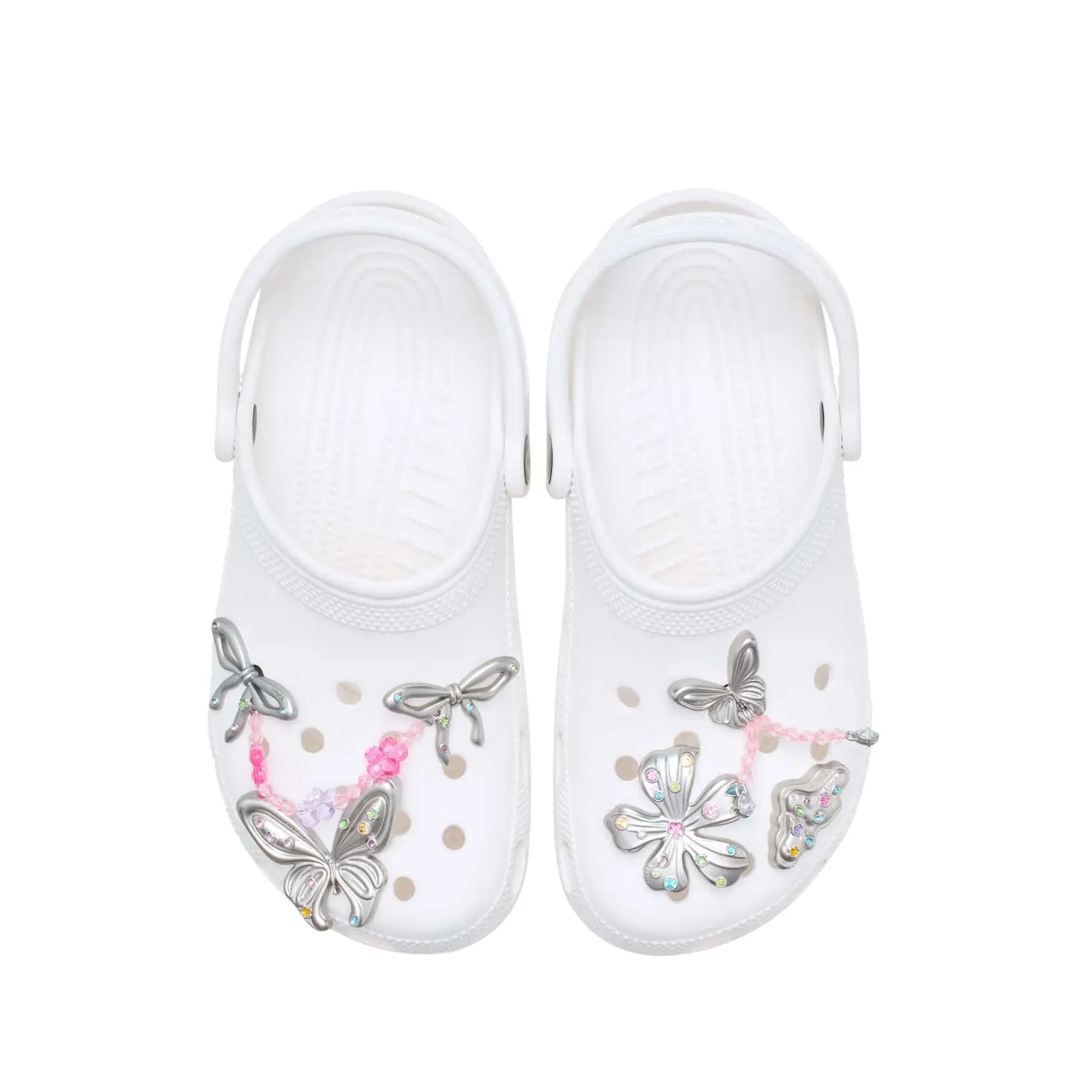 Jibbitz Crocs Silver Meta Gem Fantasy (x5)