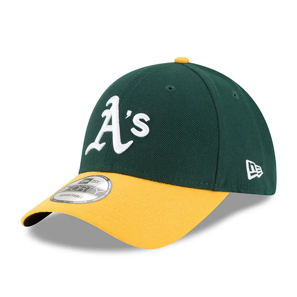 0719106169732 - New Era The League 9Forty Adjustable Cap OAKLAND ATHLETICS Dunkelgrün Gelb 0719106169732 - New Era The League 9Forty Adjustable Cap OAKLAND ATHLETICS Dunkelgrün Gelb