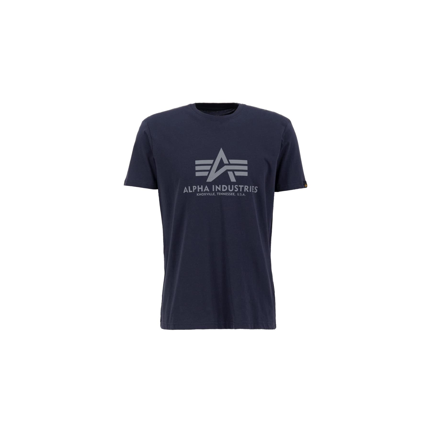 4059146051779 - Industries Basic T-Shirt - Grau Blau - S - unisex
