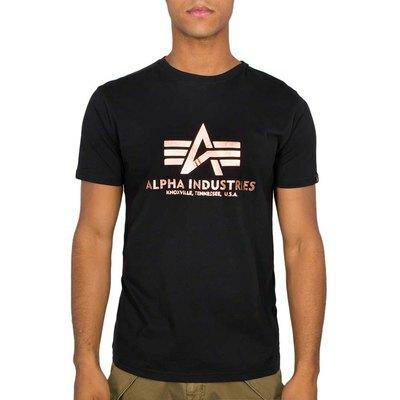 4059146324705 - T-shirt Alpha Industries Basic-Shirt Foil Print