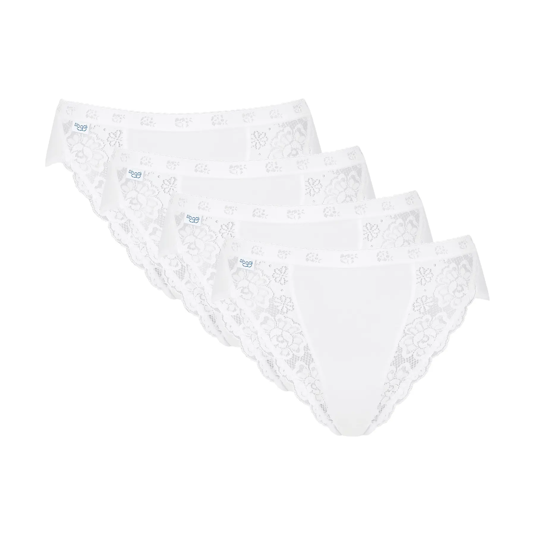 7611358035526 - sloggi - Tai Slip - White 40 - sloggi Chic - Unterwäsche für Frauen 7611358035526 - sloggi - Tai Slip - White 40 - sloggi Chic - Unterwäsche für Frauen
