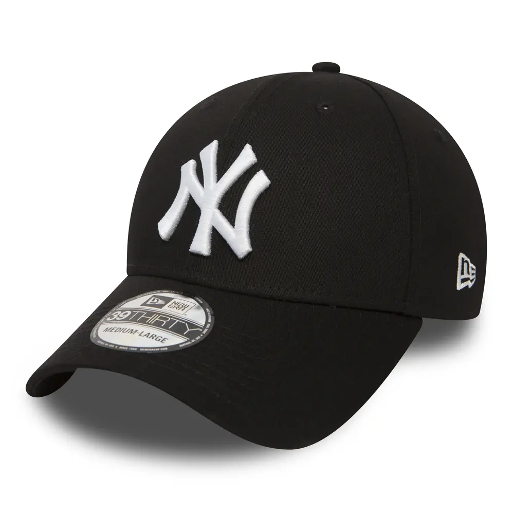 0885431420302 - New Era 39Thirty League Cap - NY YANKEES - Black-White 0885431420302 - New Era 39Thirty League Cap - NY YANKEES - Black-White