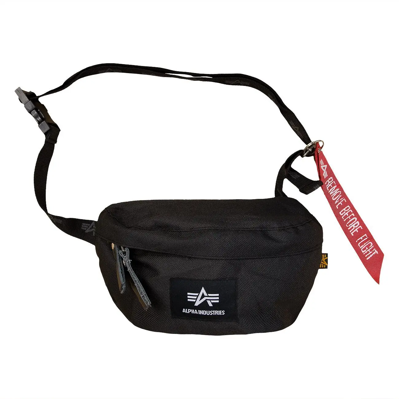 4260050338195 - Gürteltasche ALPHA INDUSTRIES Big A Oxford Waist Bag Kinder schwarz Obermaterial 100% Polyester Futter 100% Polyester Taschen