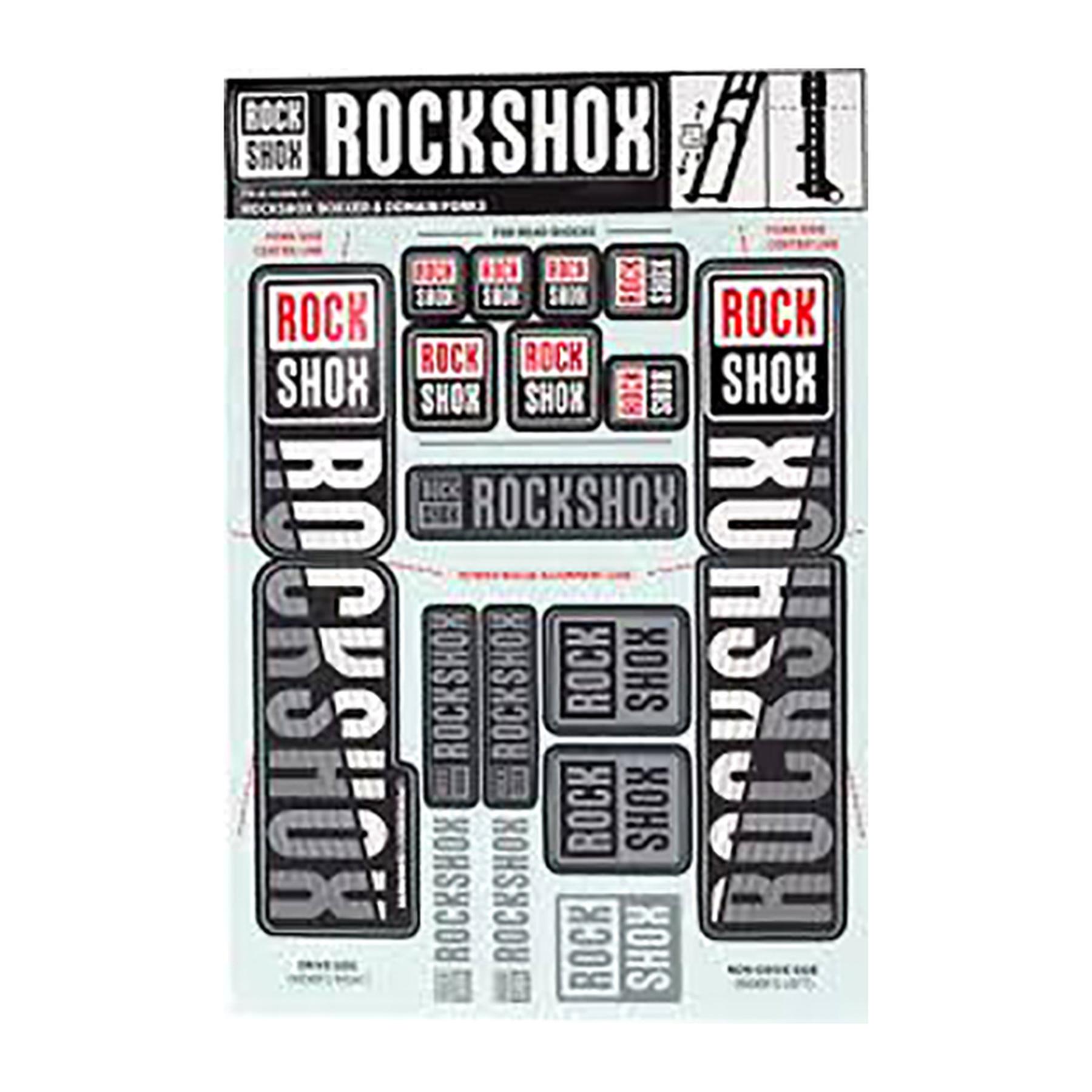 Velo Store - UK RockShox Sticker kit for forks Rockshox Boxxer/Domain Dual | Extra 10% off with Subscription, Postage £16.79 to UK Fedex.