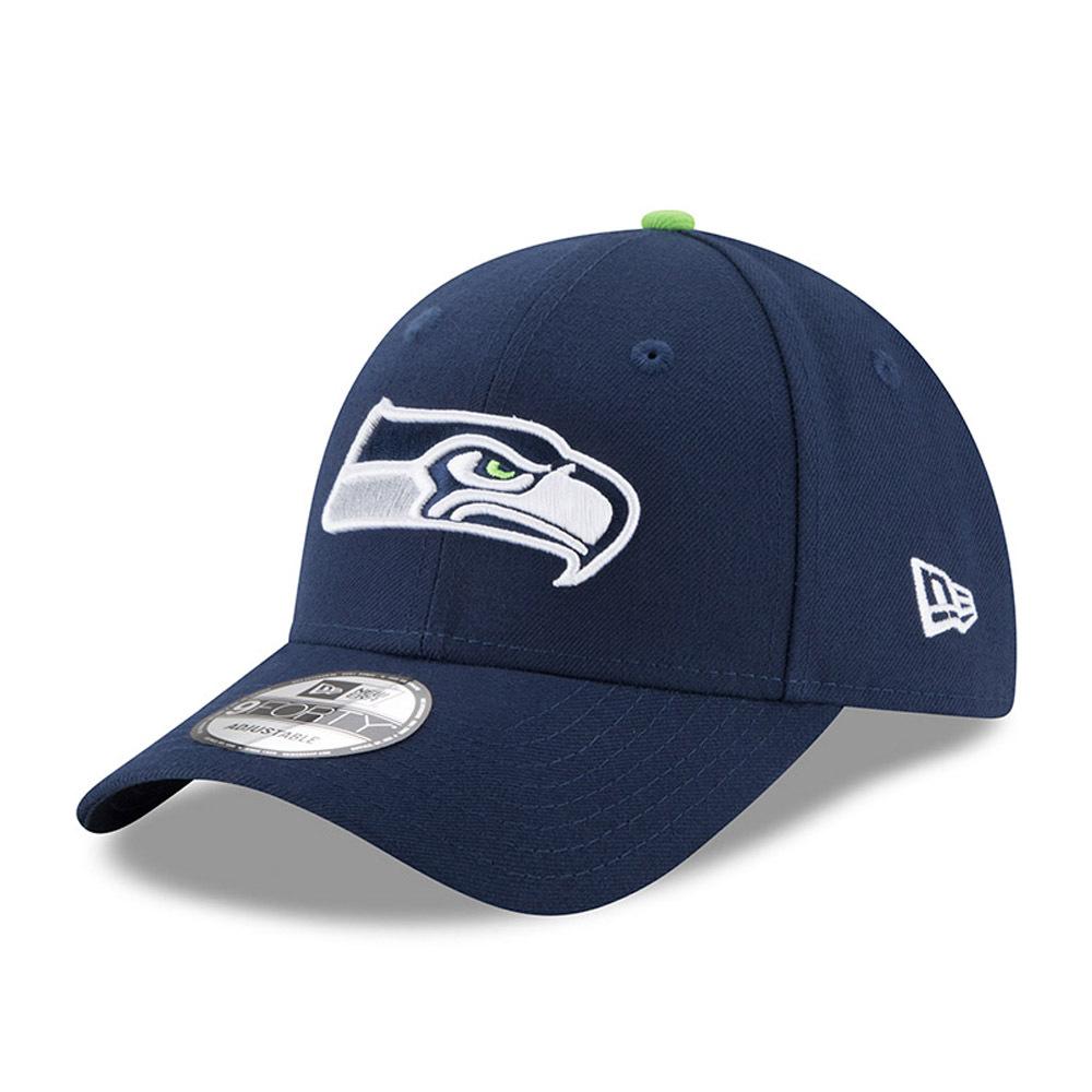 0886614236611 - New Era The League 9Forty Adjustable SEATTLE SEAHAWKS Dunkelblau
