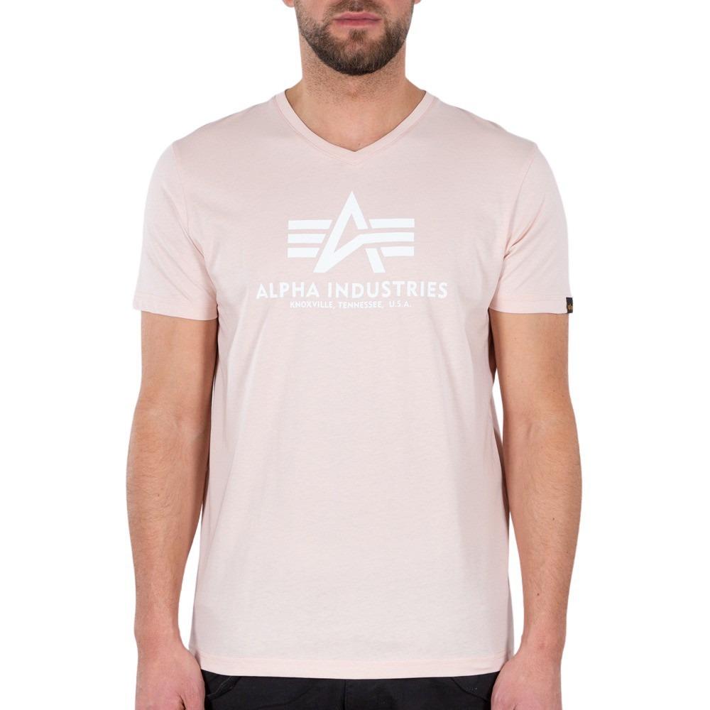 4059146532643 - T-Shirt Alpha Industries Basic V-Neck