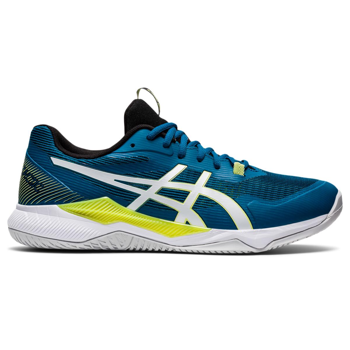 ASICS Homme Chaussures Gel-Tactic, Bleu, Taille 43,5