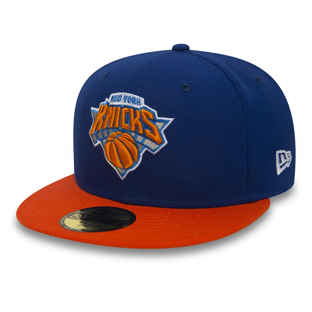 0887757524221 - New Era 59Fiftys Cap - NEW YORK KNICKS - Blue-Orange 0887757524221 - New Era 59Fiftys Cap - NEW YORK KNICKS - Blue-Orange