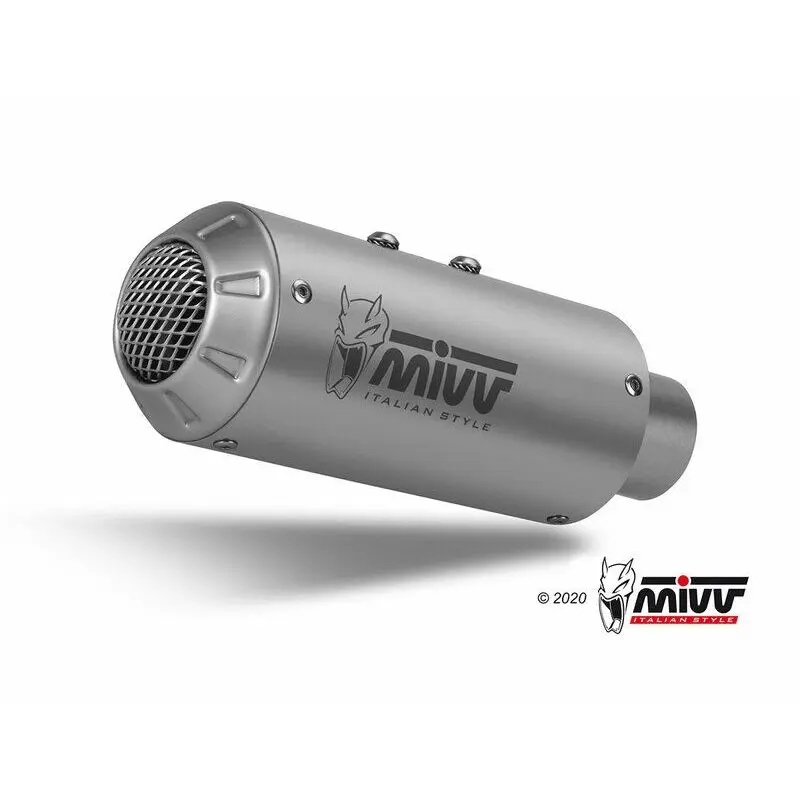 Motorradauspuff Mivv MK3 inox/casquette inox Honda CB1000R