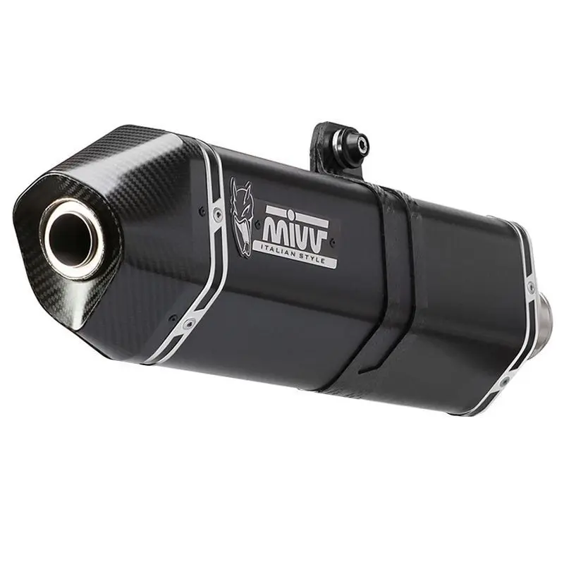 Motorradauspuff Mivv Speed Edge Slip-On acier inoxydable noir - Aprilia Tuareg 660
