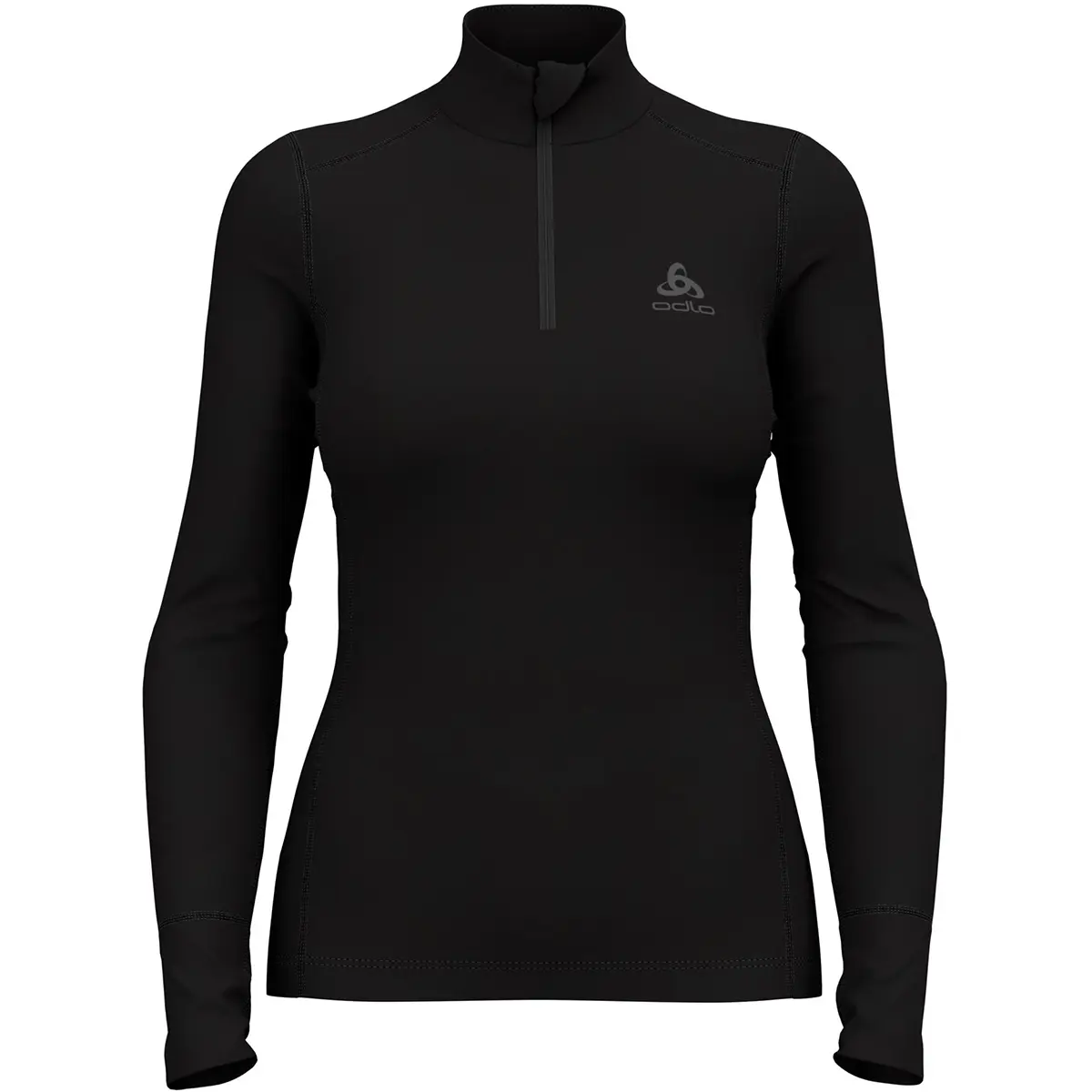 Unterwäsche mit halbem Reißverschluss aus Wolle, Damen Odlo Merino 200