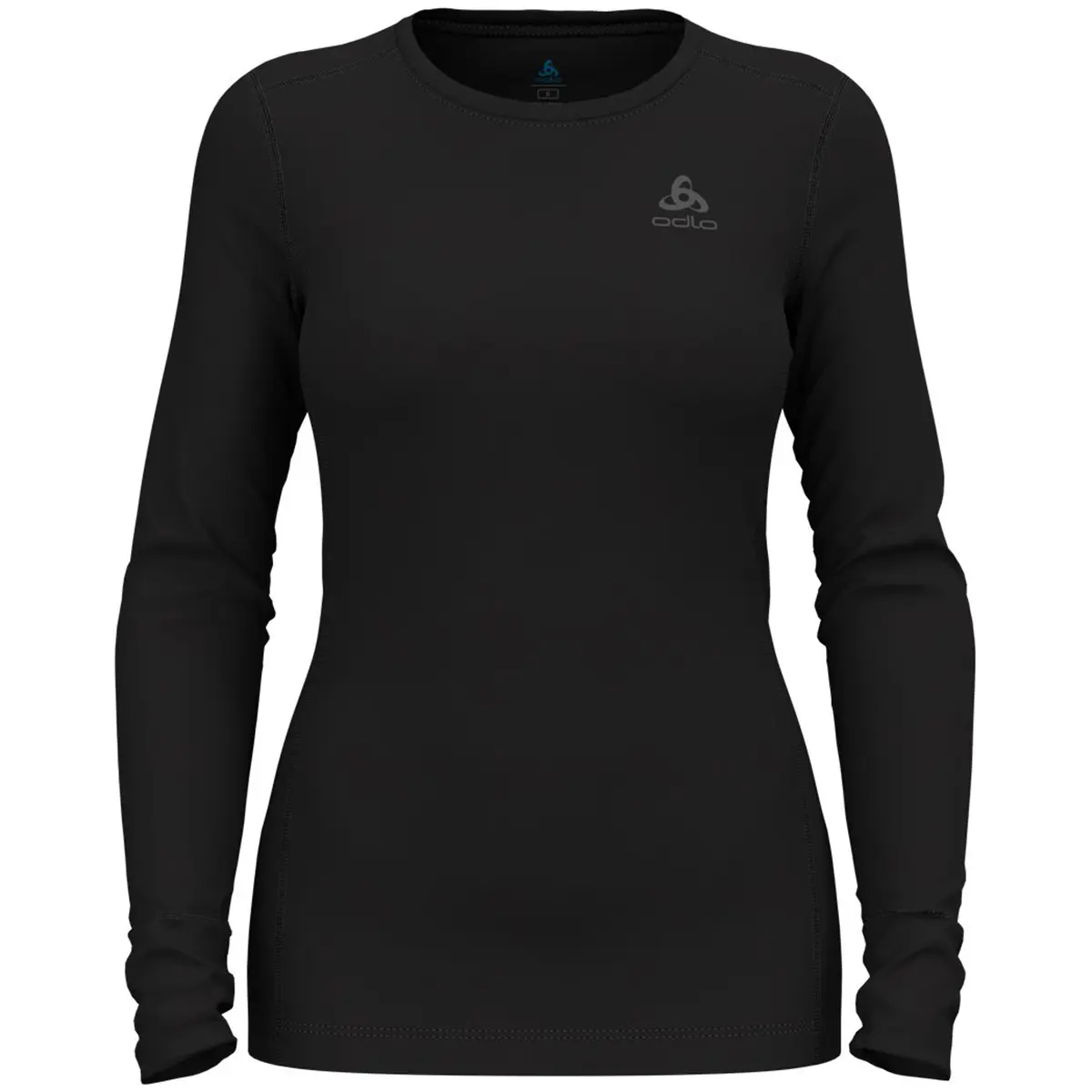Sweatshirt mit halbem Reißverschluss aus Wolle, Damen Odlo Merino 260