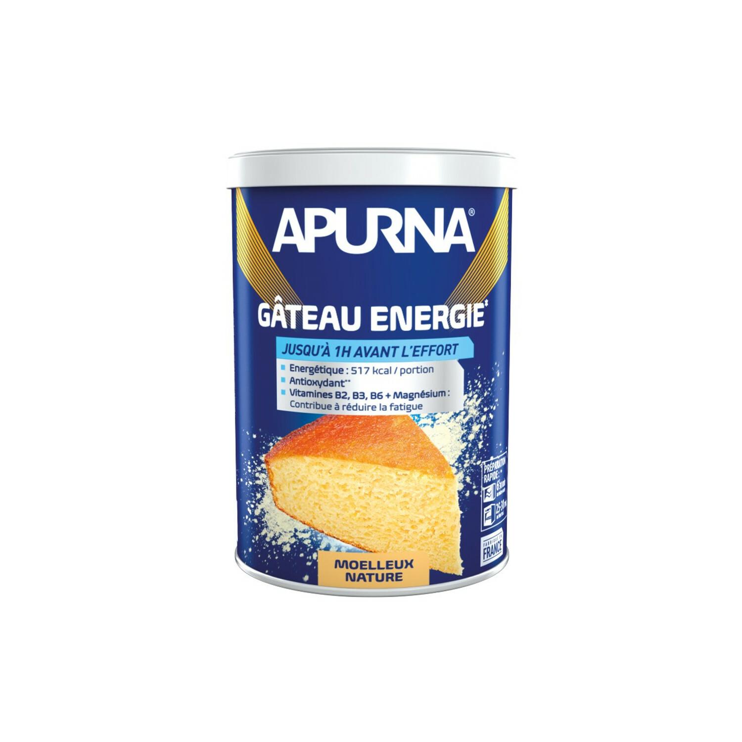Velo Store - UK Cake Apurna energie moelleux nature - 400g | Extra 10% off with Subscription, Postage £16.79 to UK Fedex.