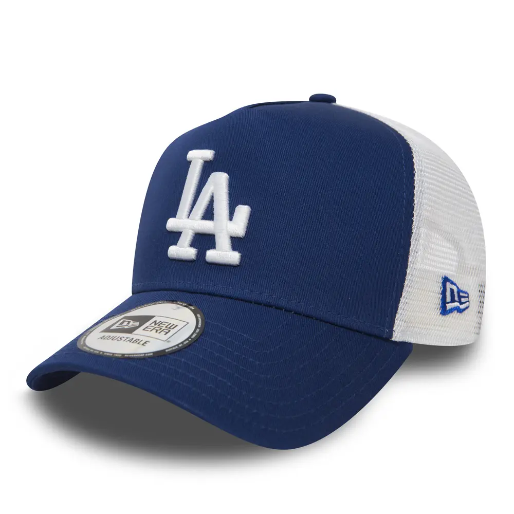 0885430014496 - New Era Clean Trucker Adjustable Cap LA DODGERS Blau Weiß