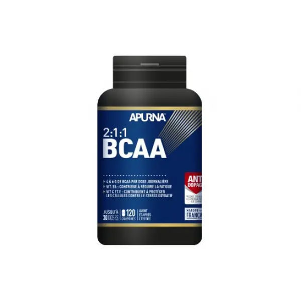 Apurna Bleu Jar Of 120 Tablets Bcaa 2:1:1