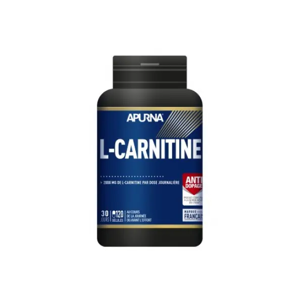 Apurna Bleu Jar Of 120 Gelules L-Carnitine