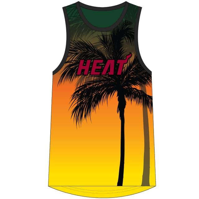 0192092662171 - Tanktop New Era NBA Miami Heat Aop summer city