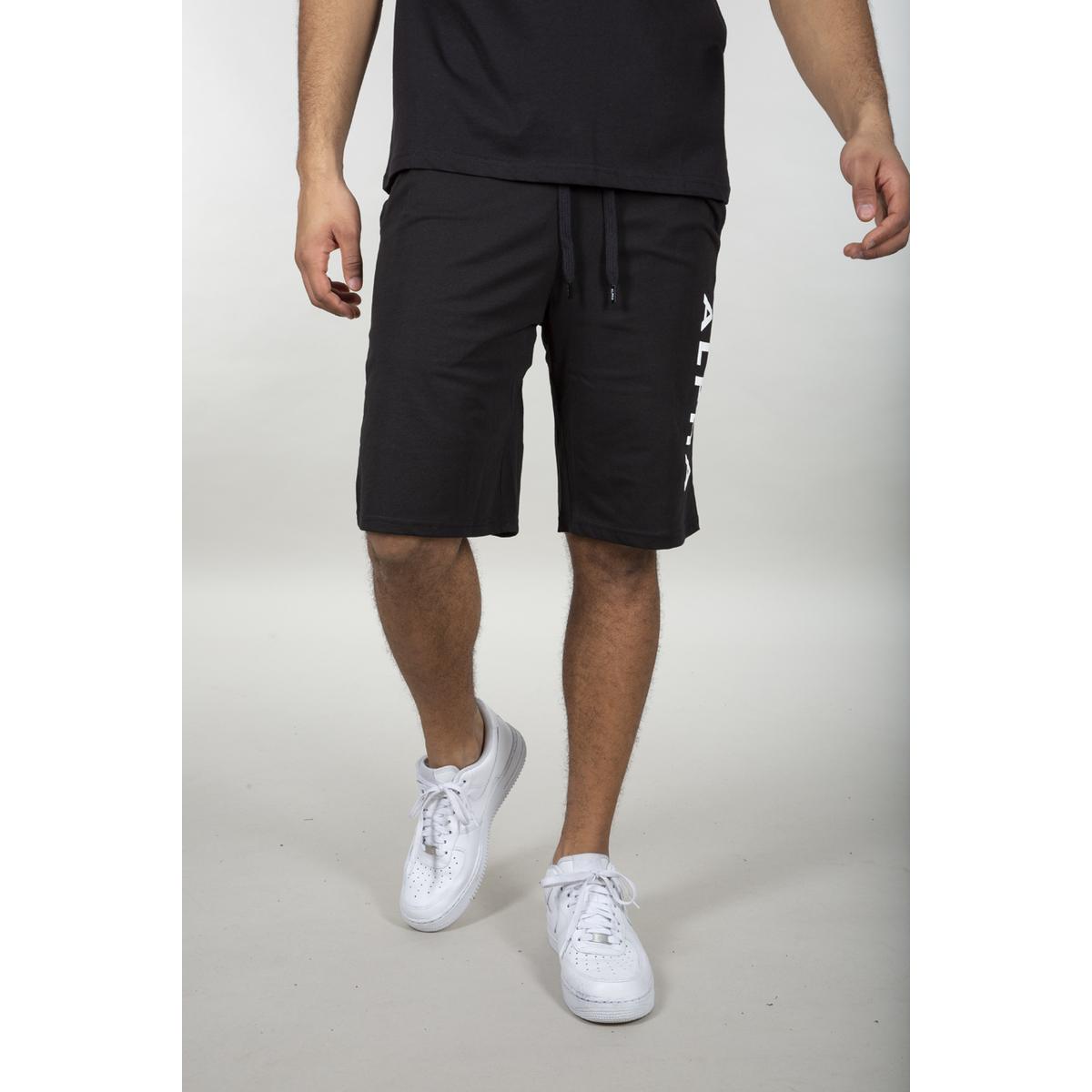 4059146418626 - Alpha Industries Alpha Jersey Short Short schwarz in S