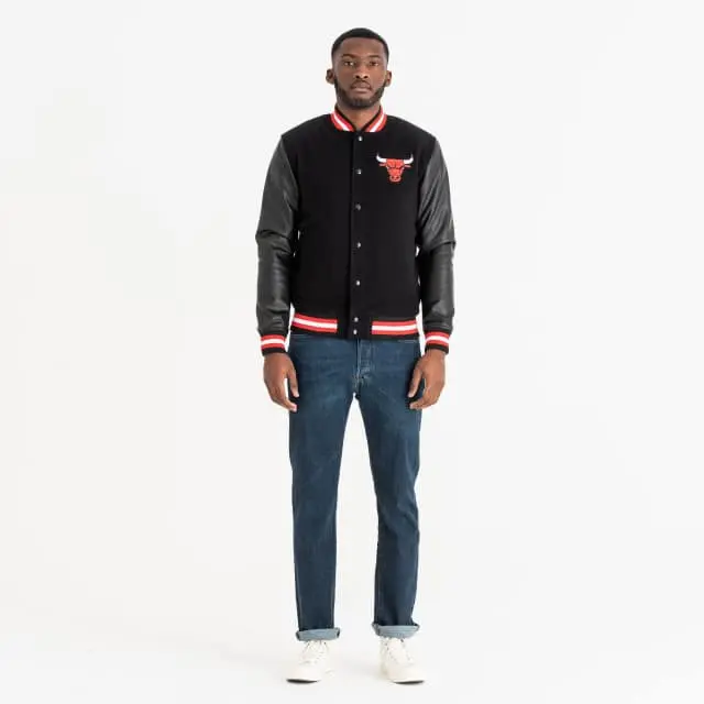 Veste New Era  NBA Team Logo Varsity Chicago Bulls
