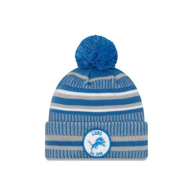 0193648589836 - Strickmütze New Era Detroit Lions On Field