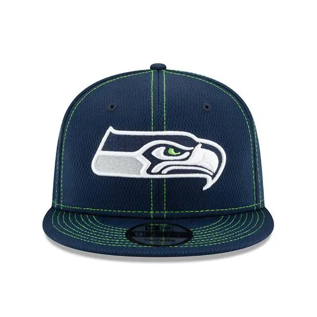 0193650059389 - New Era EMEA ONF 19 SL 9Fifty Snapback Cap SEATTLE SEAHAWKS Dunkelblau
