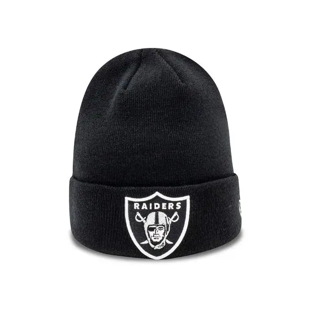 0193650537764 - Mütze tricot New Era NFL Essential Oakland Raiders