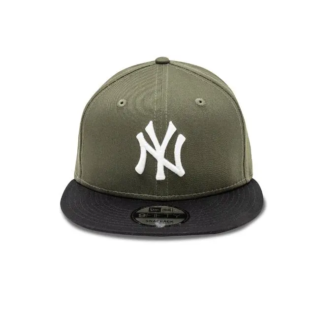 0193650538105 - New Era Colour Block 9Fifty Snapback Cap NY YANKEES Khaki Schwarz 0193650538105 - New Era Colour Block 9Fifty Snapback Cap NY YANKEES Khaki Schwarz