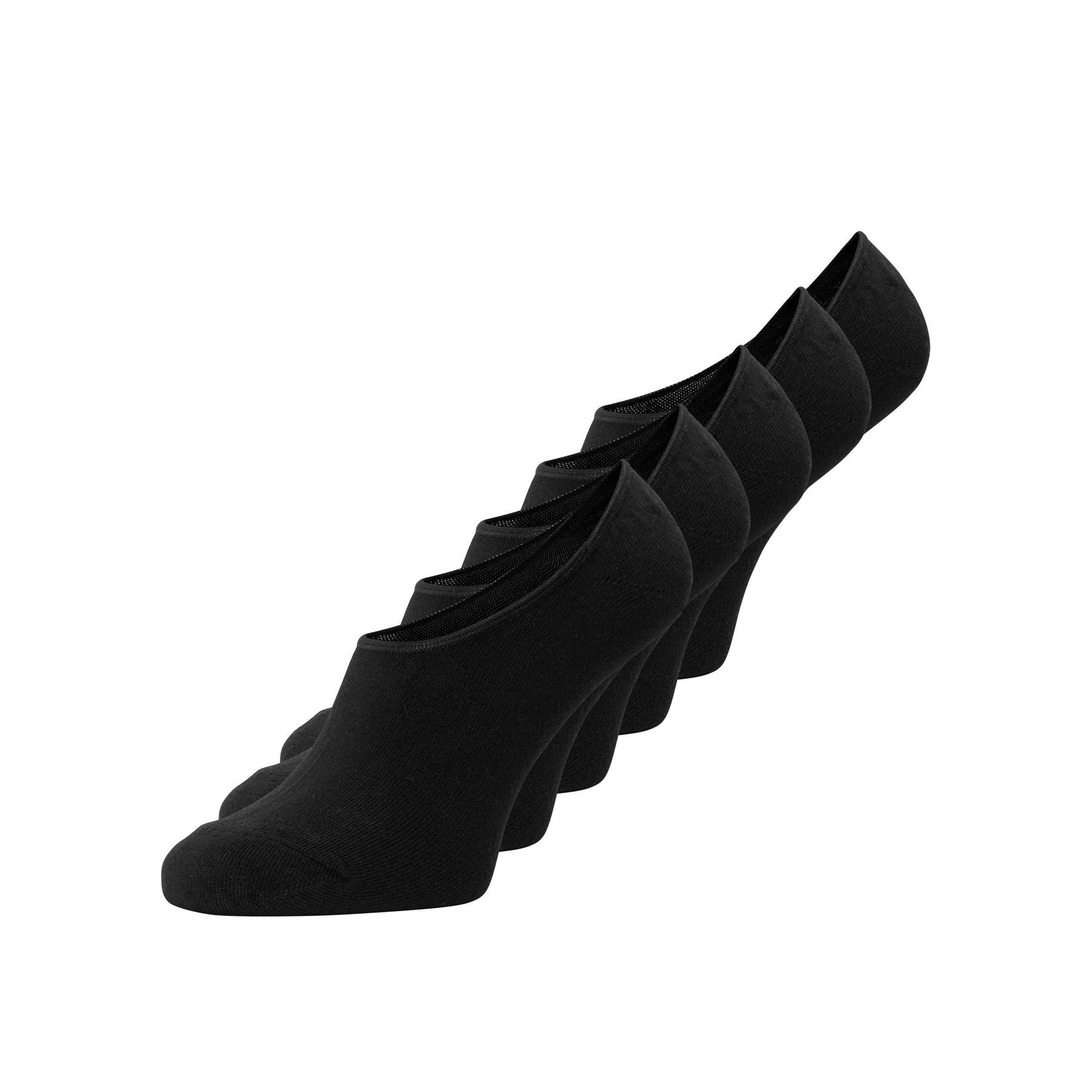 5713449358087 - Jack & Jones - 5er Packung schwarze Füßlinge