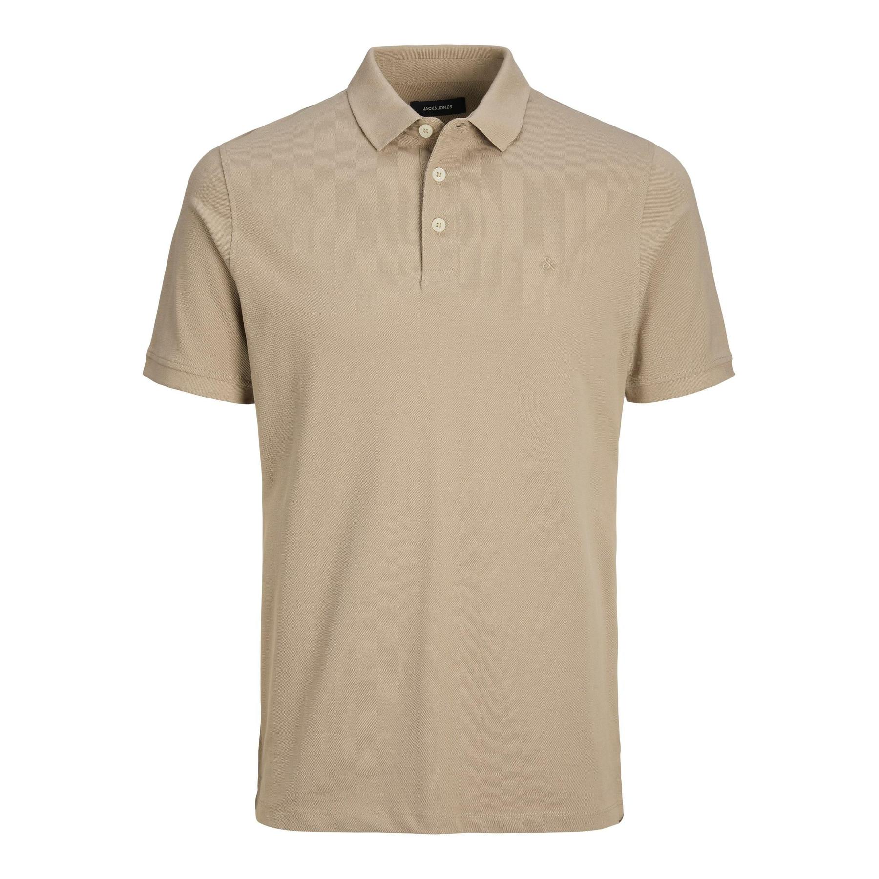 5714918605541 - Jack & Jones Herren Poloshirt - JJEPaulos beige 5714918605541 - Jack & Jones Herren Poloshirt - JJEPaulos beige