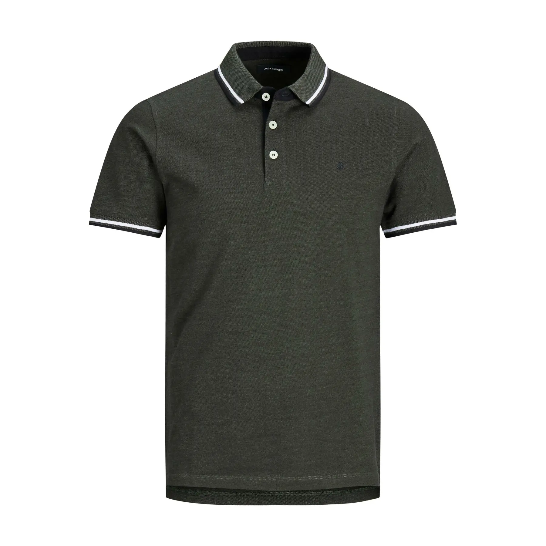 5715096203222 - Jack & Jones JJEPAULOS POLO SS NOOS Poloshirt grün in L