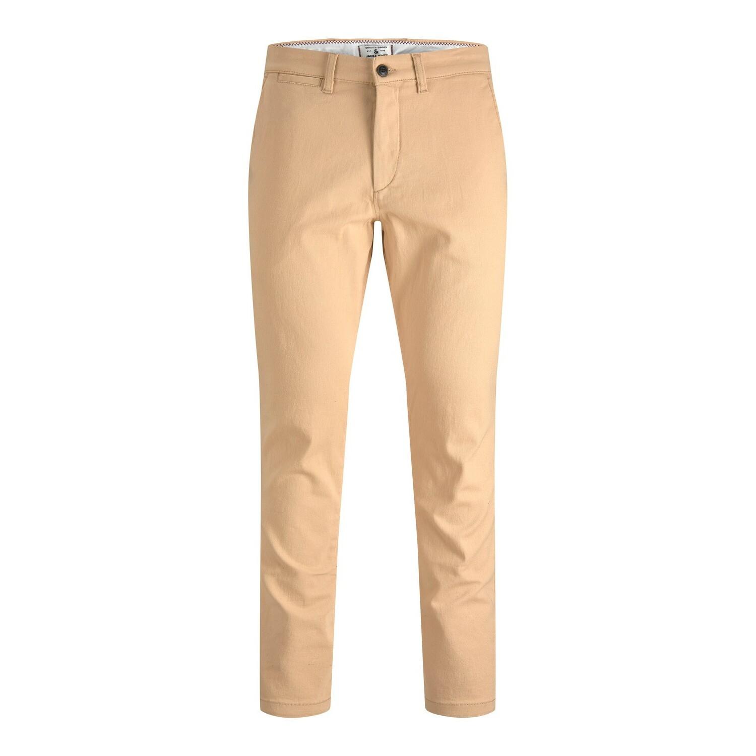 5714910650228 - Jack & Jones Herren Chino Hose JPSTMARCO JJDAVE AKM BEIGE - Slim Fit Beige