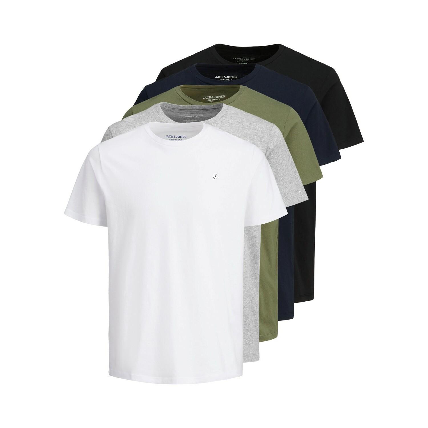 5715102807987 - Jack & Jones T-Shirt 5 Pack JORJXJ TEE CREW NECK