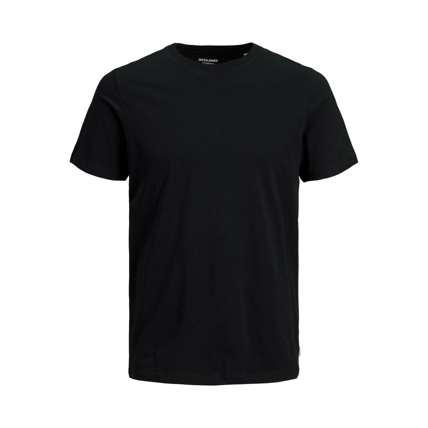 5714487615972 - Jack & Jones JJEORGANIC BASIC TEE SS O-NECK NOOS T-Shirt schwarz in XXL